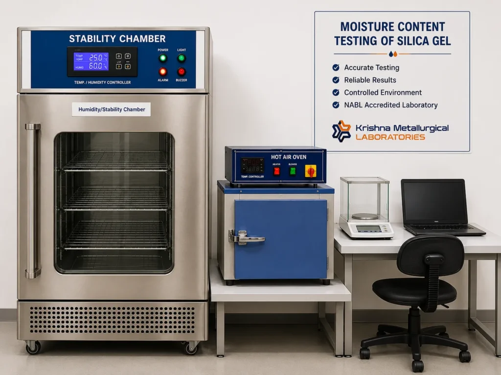 Moisture Content Testing of Silica Gel